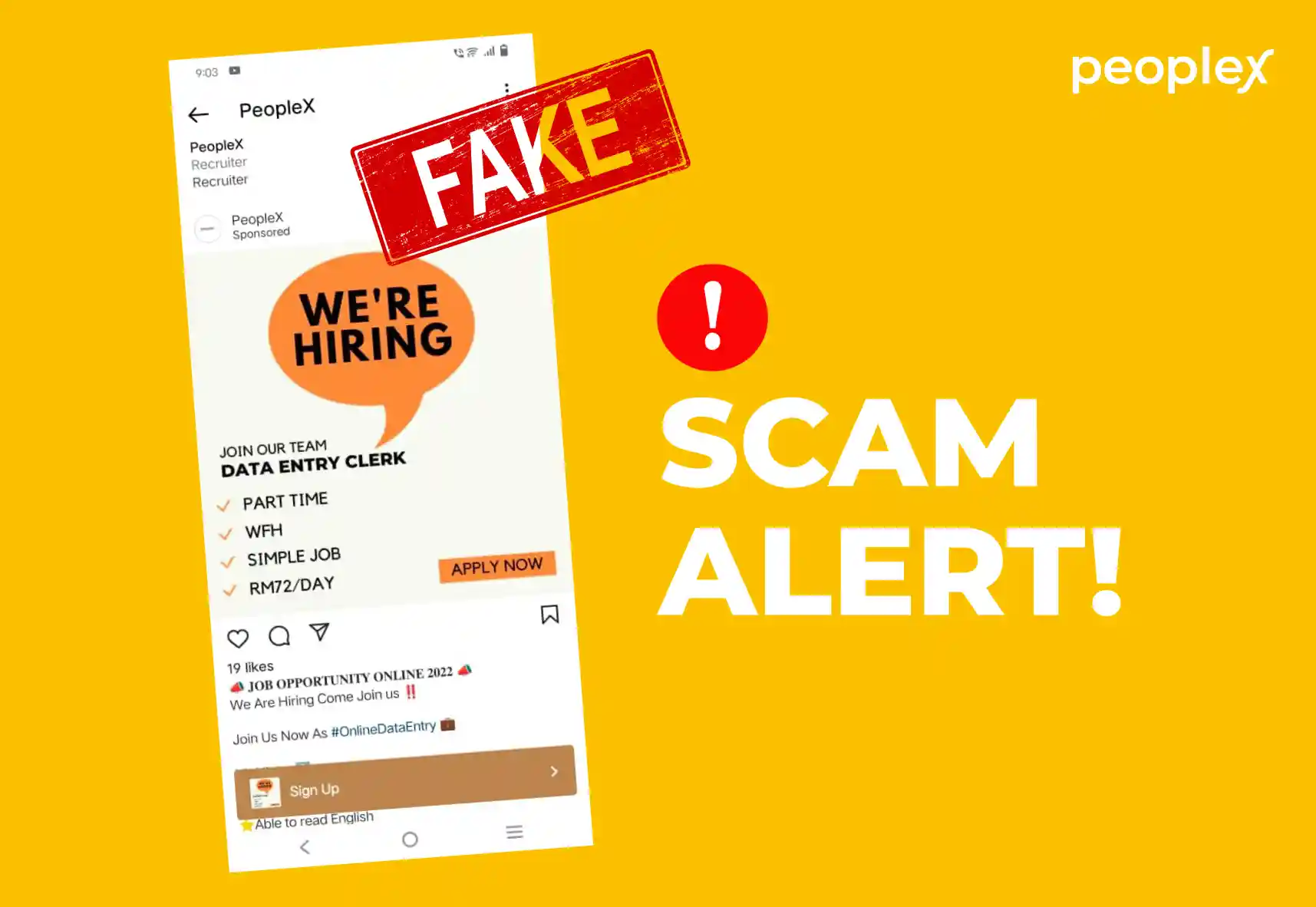 PeopleX-Scam-Alert-website