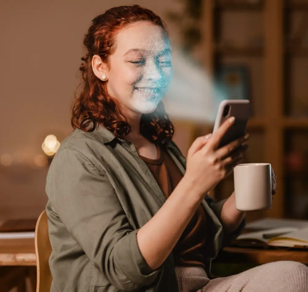woman-with-phone-doing-face-scan